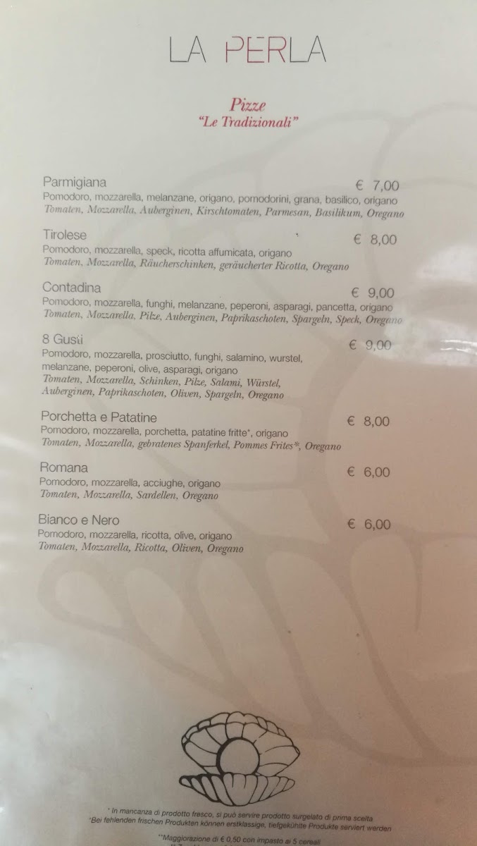 Menu Ristorante Pizzeria Laperla-3