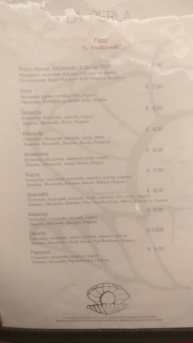 Menu Ristorante Pizzeria Laperla-4