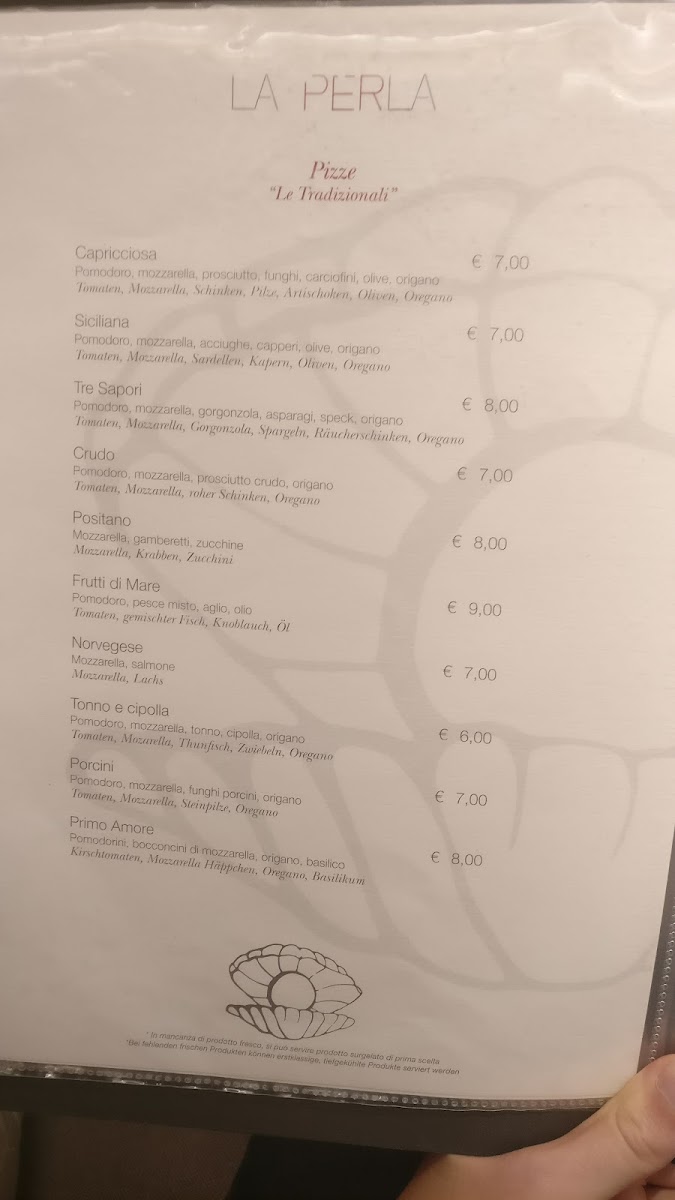 Menu Ristorante Pizzeria Laperla-7